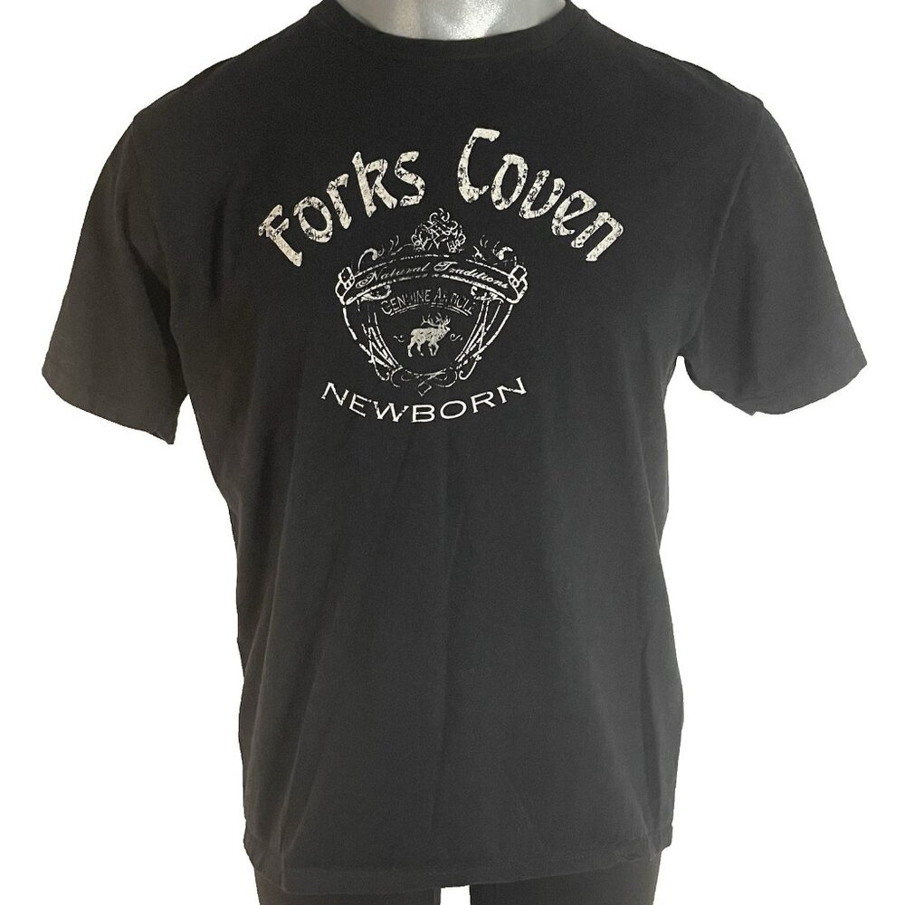 Forks WA Coven Newborn T-Shirt Twilight Inspired Vampire Graphic Tee Size Large